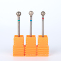 Wholesale high quality bits metal shank manicure machine accessories drill diamond bit rotary burr electric nail bits